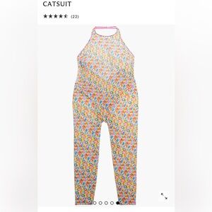 BNWT Savage X Fenty Size 2X Tagged By Savage Lace Catsuit Rainbow Print